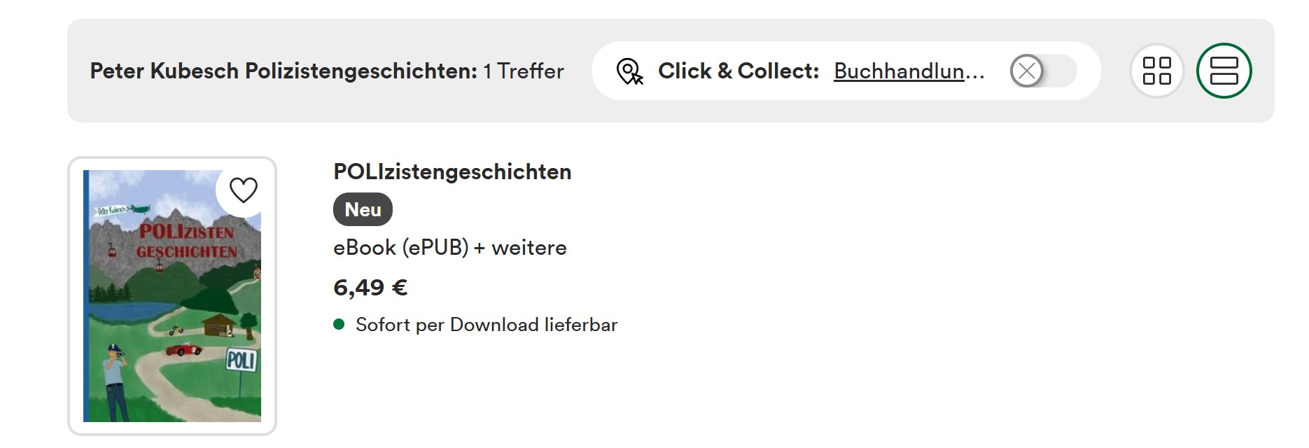 Poli als Hörbuch!  Bei allen gängigen Plattformen verfügbar, wie zB bei Thalia