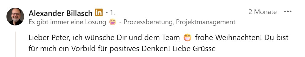 Mein Consulting-Partner Alexander Billasch